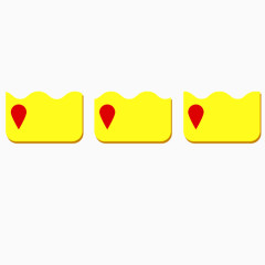文案分类黄色形状