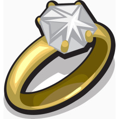 钻石黄金戒指