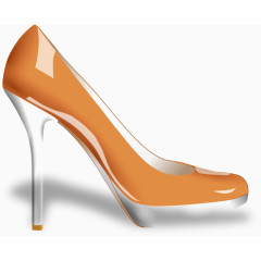 橘色的鞋子