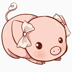 粉红可爱小猪