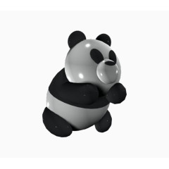 黑白色大熊猫