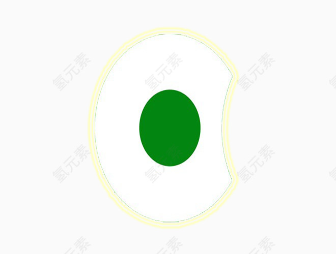 绿色半圆