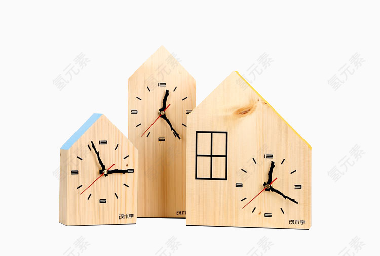 个性设计小房子钟表