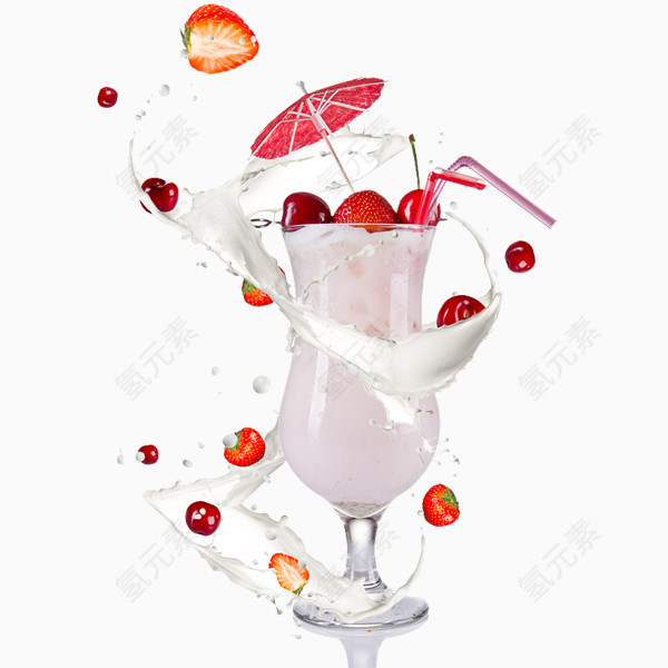 夏日草莓饮料