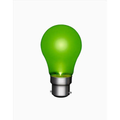 绿色的节能灯泡