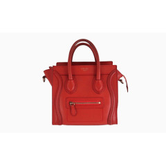 红色时尚女士手提包