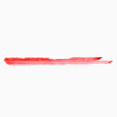矢量水墨分割线红色双层枯笔