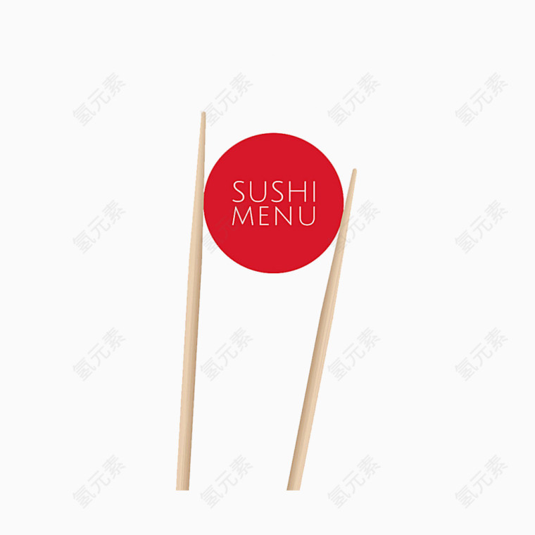 筷子与寿司图标