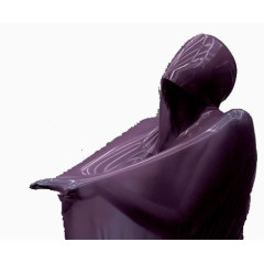 紫色雕塑