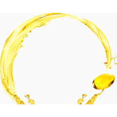 黄色创意精华油维生素E