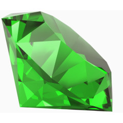草绿色的钻石免扣素材