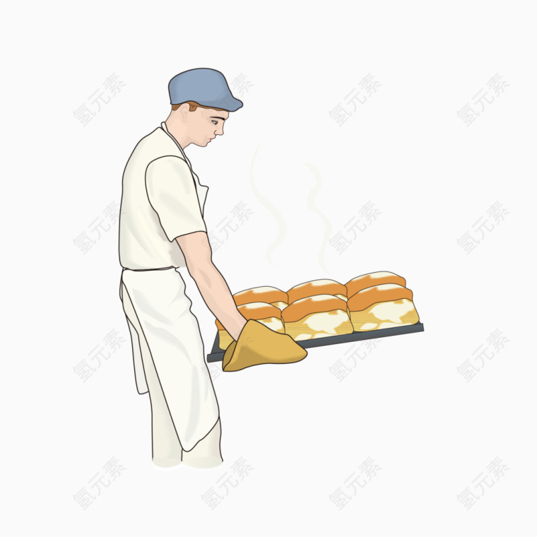 矢量面包师