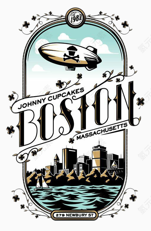 波士顿城市图标