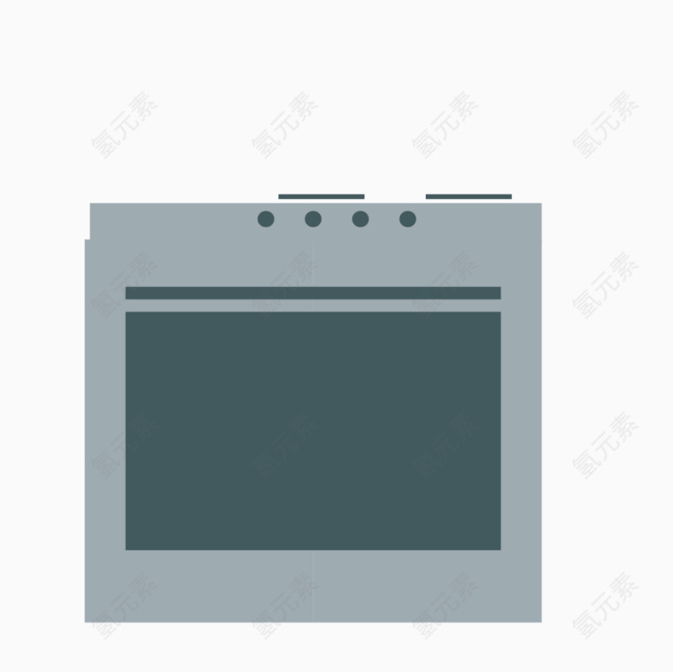 灰色烤箱
