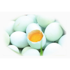 绿壳鸡蛋透明素材