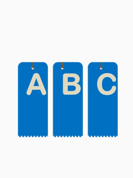 ABC三项蓝色ppt元素
