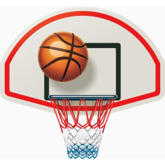 篮球与篮球框素材