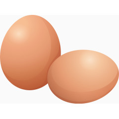两颗新鲜鸡蛋