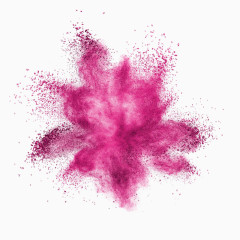 紫红色喷溅粒子
