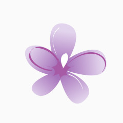 浪漫紫色花朵三