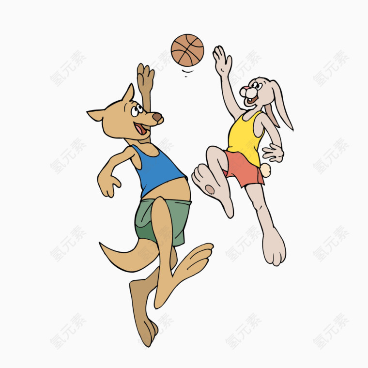 动物打篮球