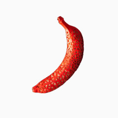 红色香蕉主题概念三维设计