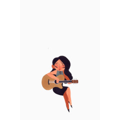 弹吉他的姑娘