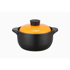橙色盖子的汤锅