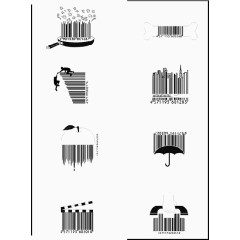创意黑白条码