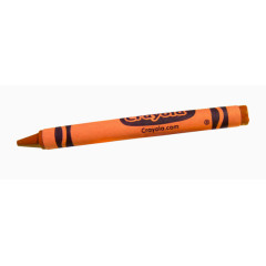 橙色蜡笔