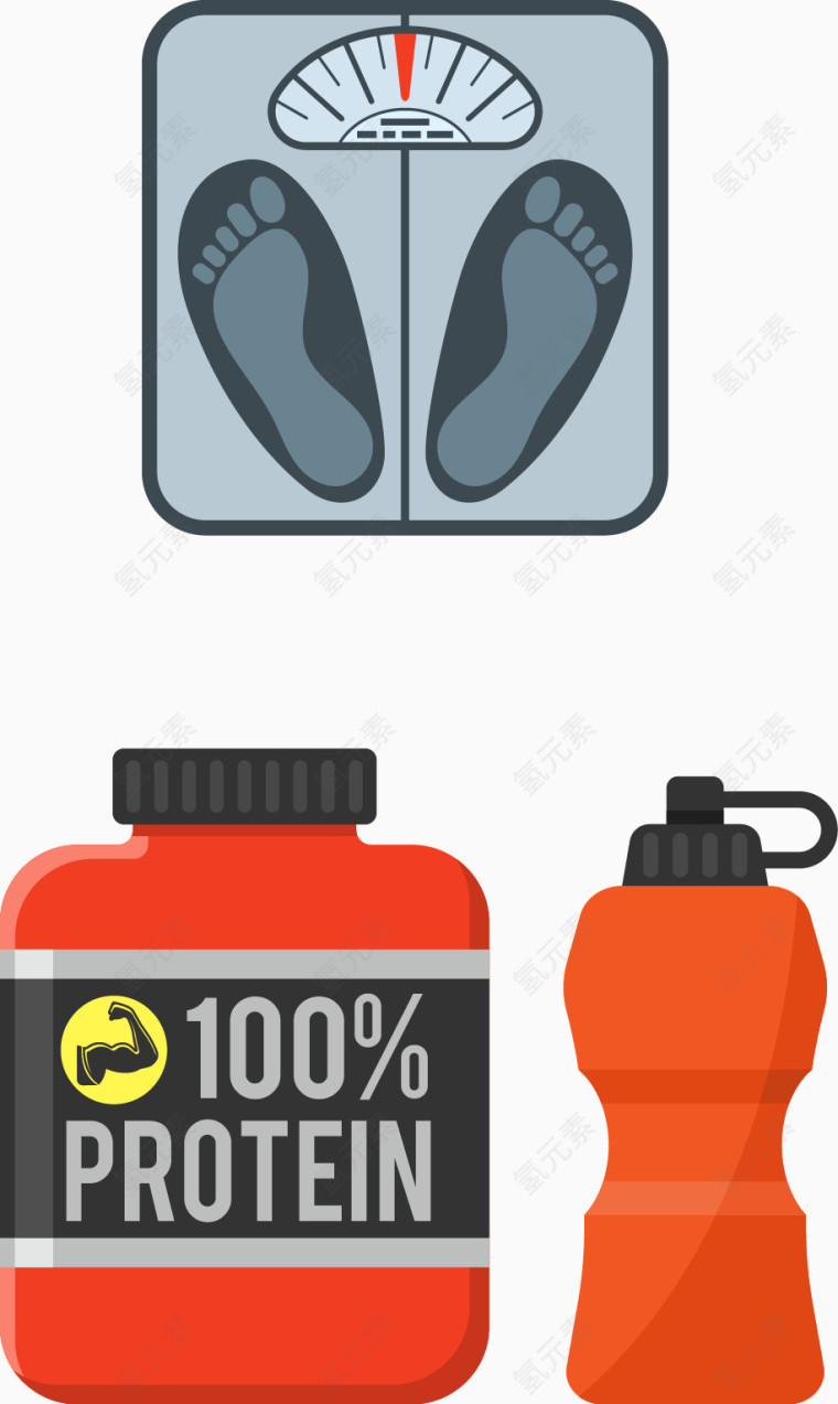 矢量电子称饮料图片