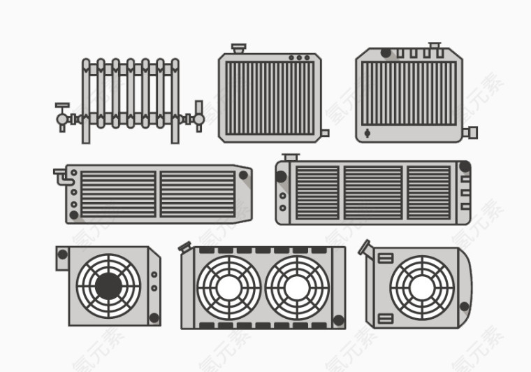 散热器图标