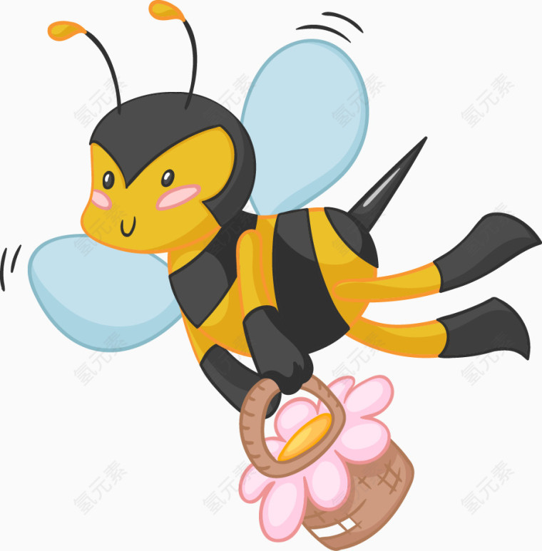 采花蜜蜂