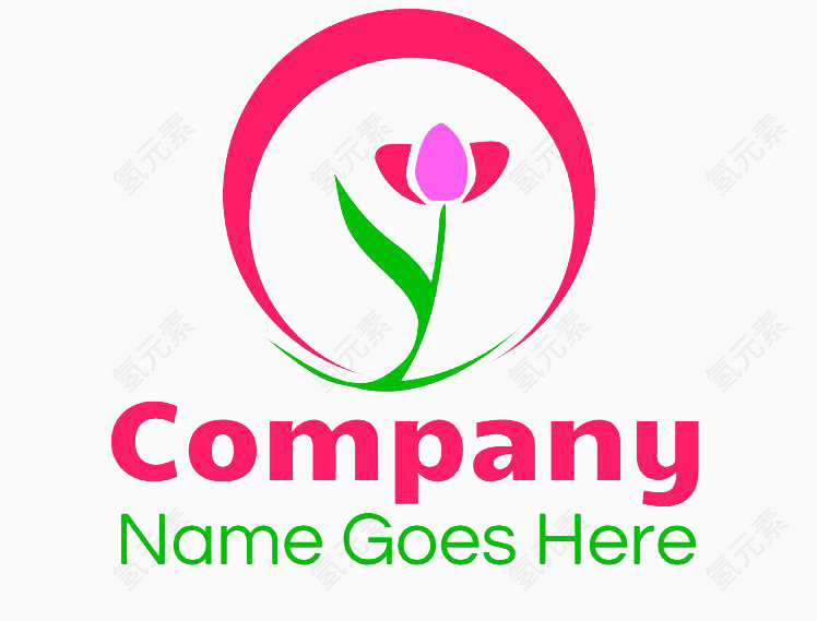 鲜花公司logo