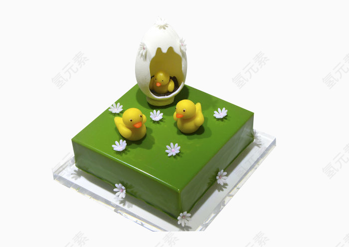 蛋壳小鸭子蛋糕
