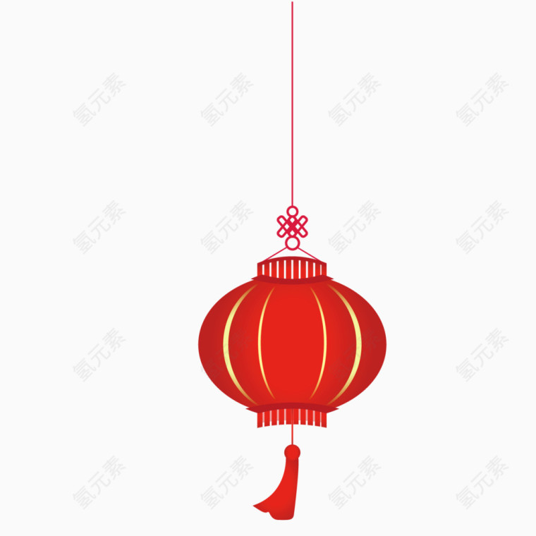 矢量红色灯笼中国风节日素材