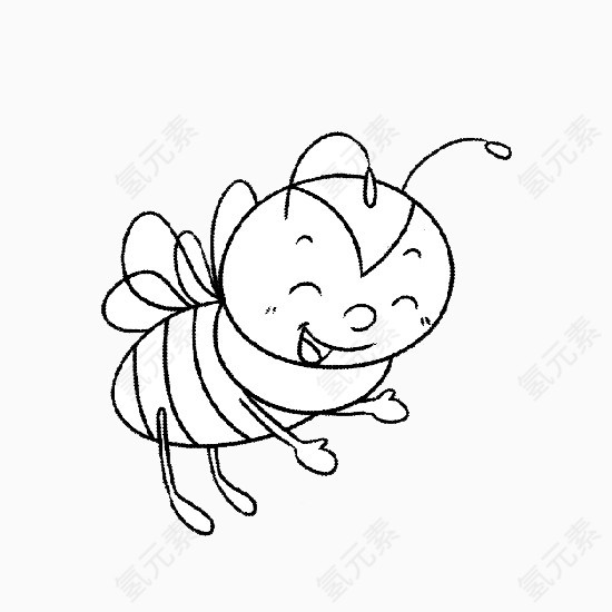 微笑的小蜜蜂