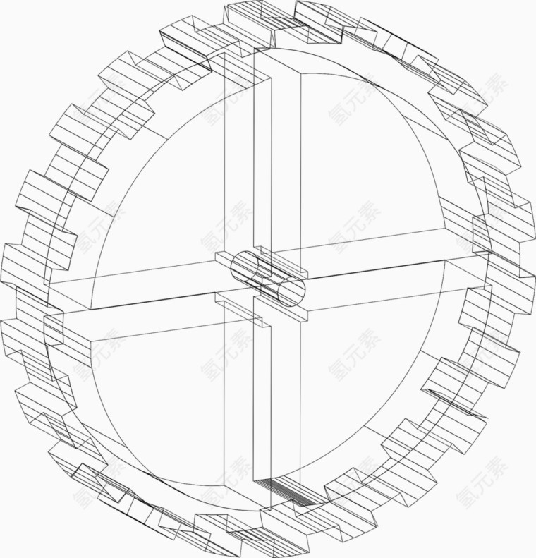 轮轴绘制图