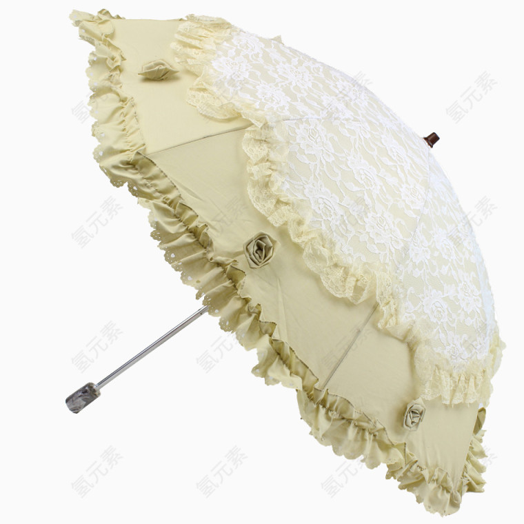 米色蕾丝欧式伞