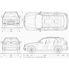 宝马轿车线框图