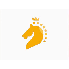 黄色的骏马logo