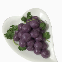 葡萄造型紫薯球