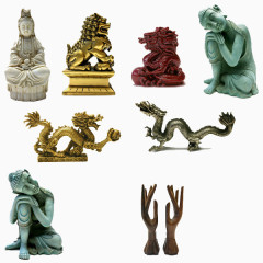 中国传统文化雕像