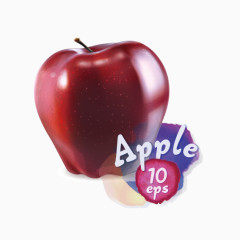 超市标签苹果