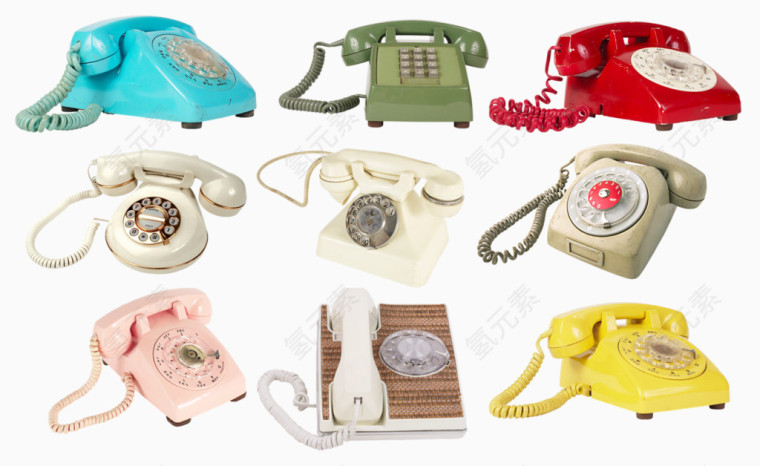 老式电话PNG素材