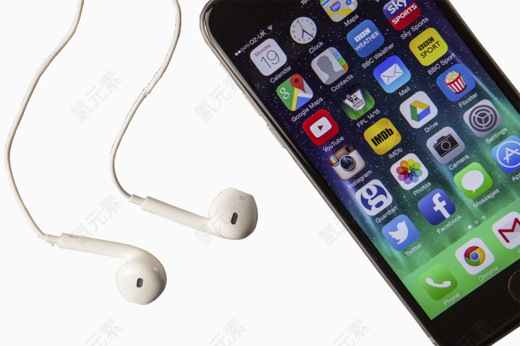 苹果手机耳机免抠素材