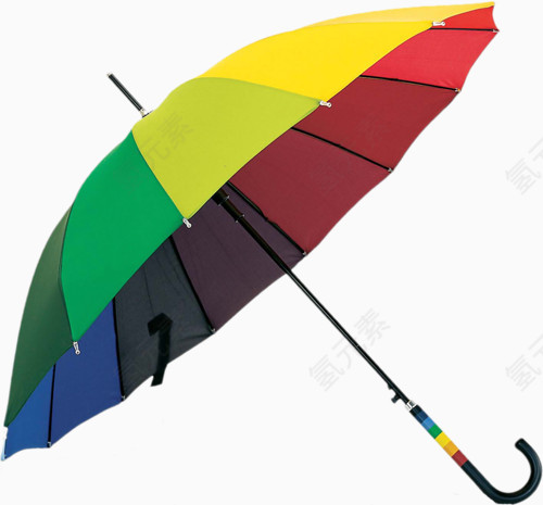 多种颜色雨伞