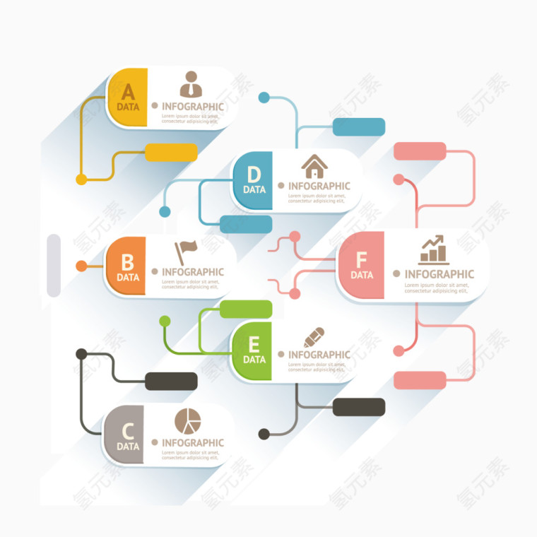 矢量线条图标分类