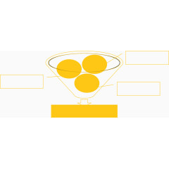 透明漏斗黄球