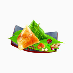 食品粽子图